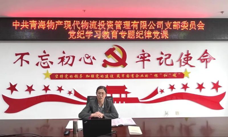嚴(yán)明紀(jì)律作風(fēng) 永葆政治本色&mdash;&mdash;集團(tuán)黨委書記、董事長(zhǎng)劉玲同志講授專題紀(jì)律黨課
