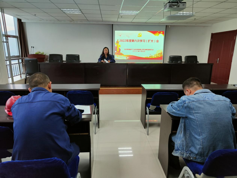 持續(xù)推進作風建設 永葆廉潔政治本色&mdash;&mdash;物產工投公司紀委召開2022年第六次學習（擴大）會