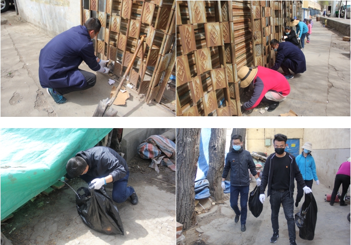 中共青海省第三建筑工程有限公司支部委員會(huì)開展&ldquo;黨旗領(lǐng)航，愛衛(wèi)同行&rdquo;主題黨日活動(dòng)